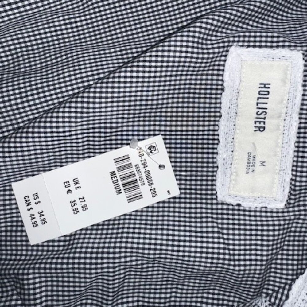 HOLISTER PLAID BLOUSE